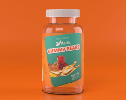 Medix Gummy Bear Jar uai