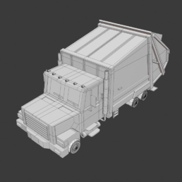 Low Poly Truck Modelling in Blender uai